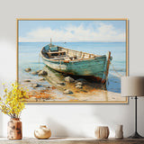 Boat Coastal Melodies - Boat Canvas Wall Art