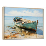 Boat Coastal Melodies - Boat Canvas Wall Art