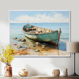 Boat Coastal Melodies - Boat Canvas Wall Art