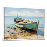 Boat Coastal Melodies - Boat Canvas Wall Art