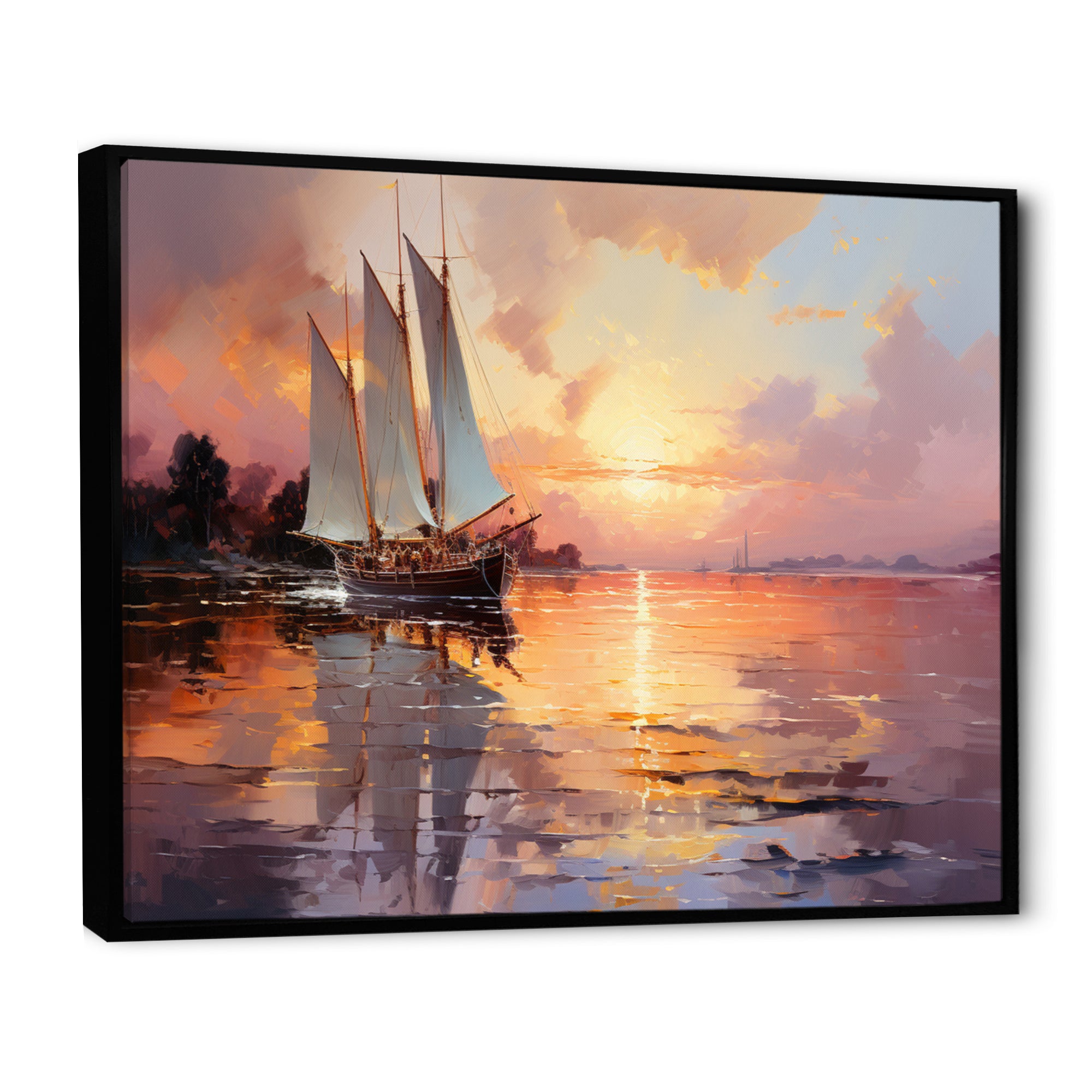 Sail Boat Dreamy Regatta I - Boat Canvas Wall Art