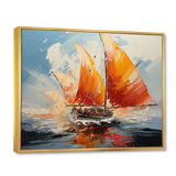 Boat Energetic Sails - Boat Canvas Wall Art
