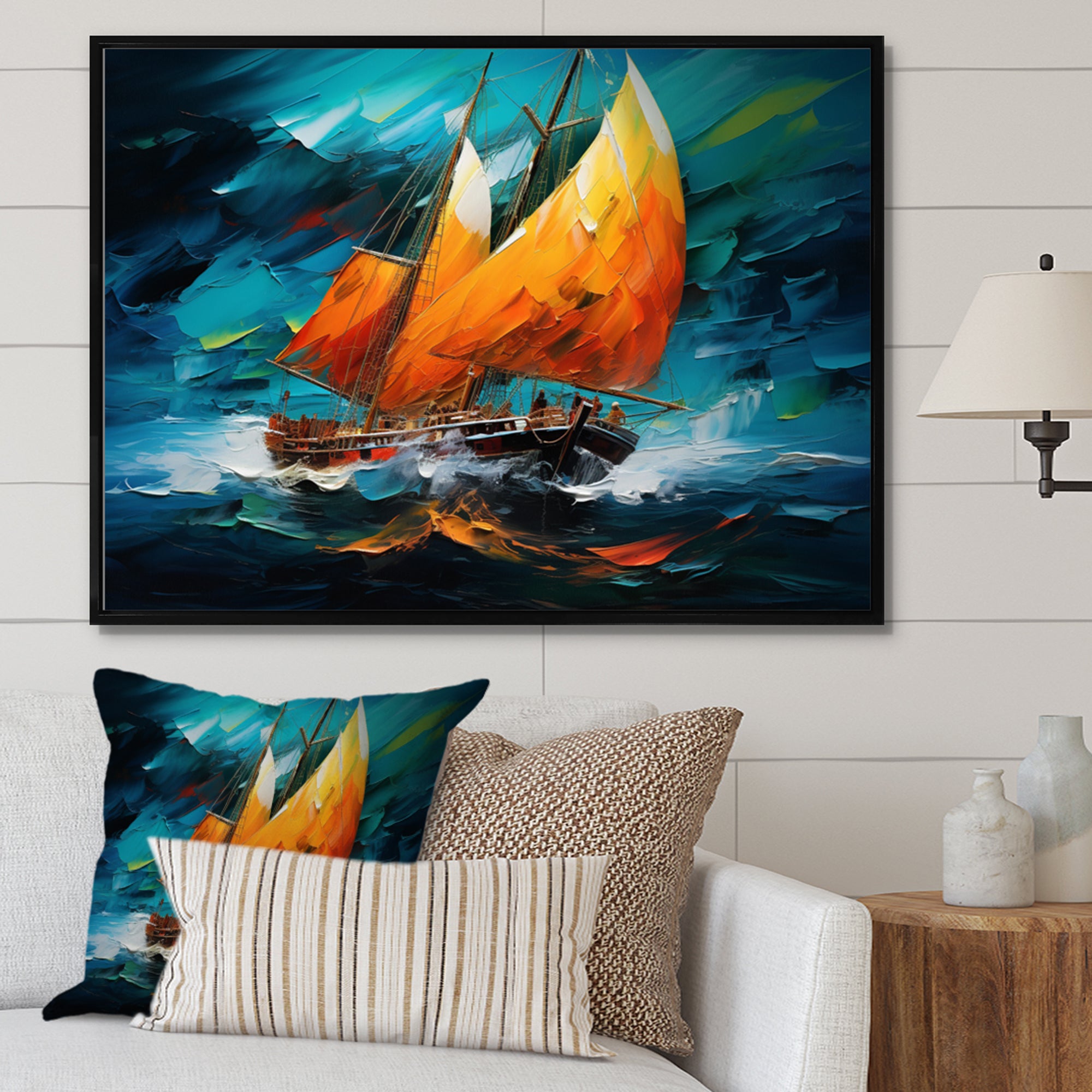 Boat Maritime Fusion - Boat Canvas Wall Art