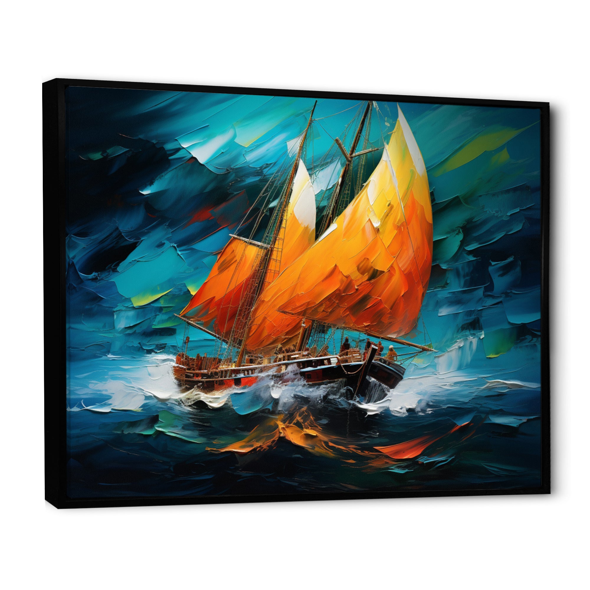 Boat Maritime Fusion - Boat Canvas Wall Art