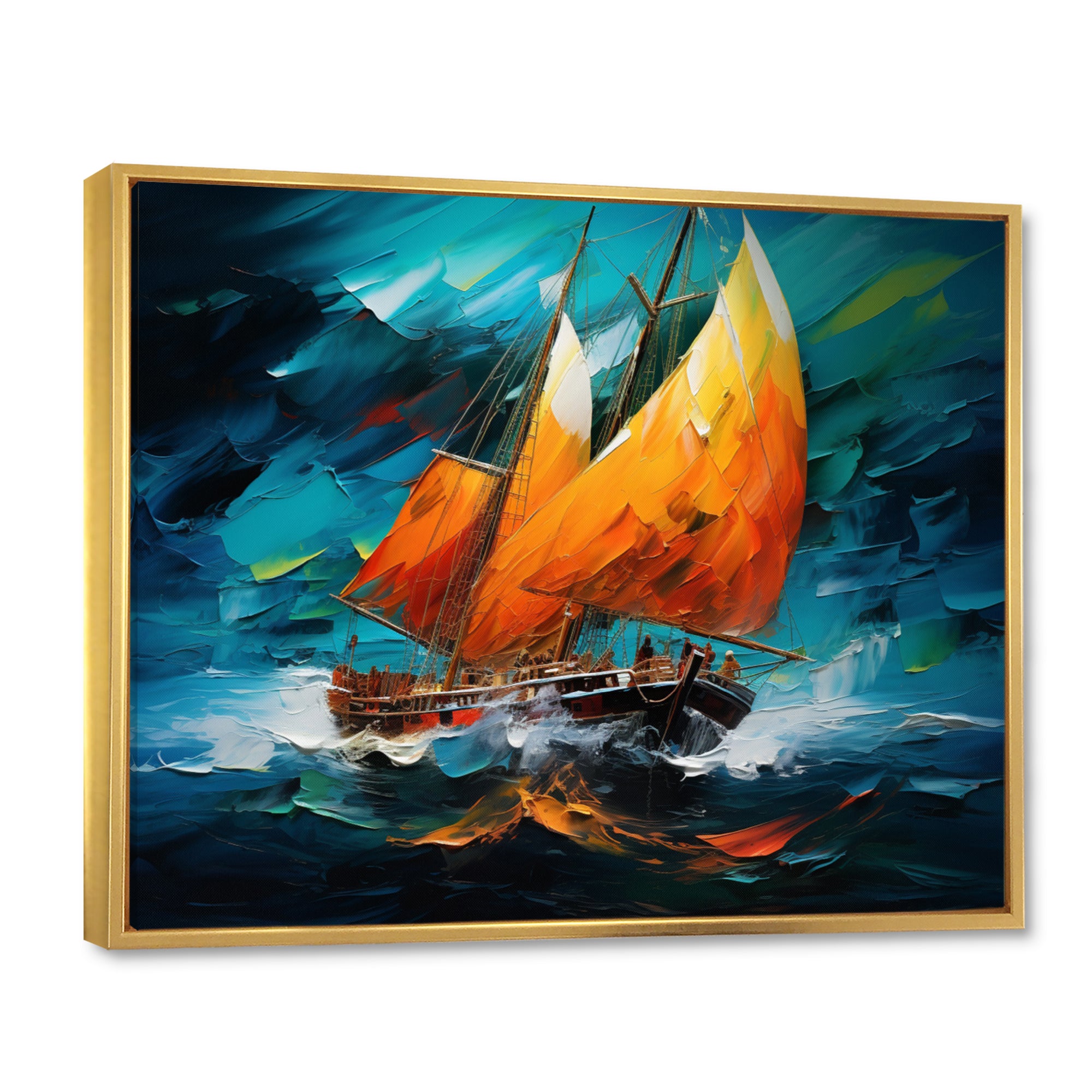 Boat Maritime Fusion - Boat Canvas Wall Art