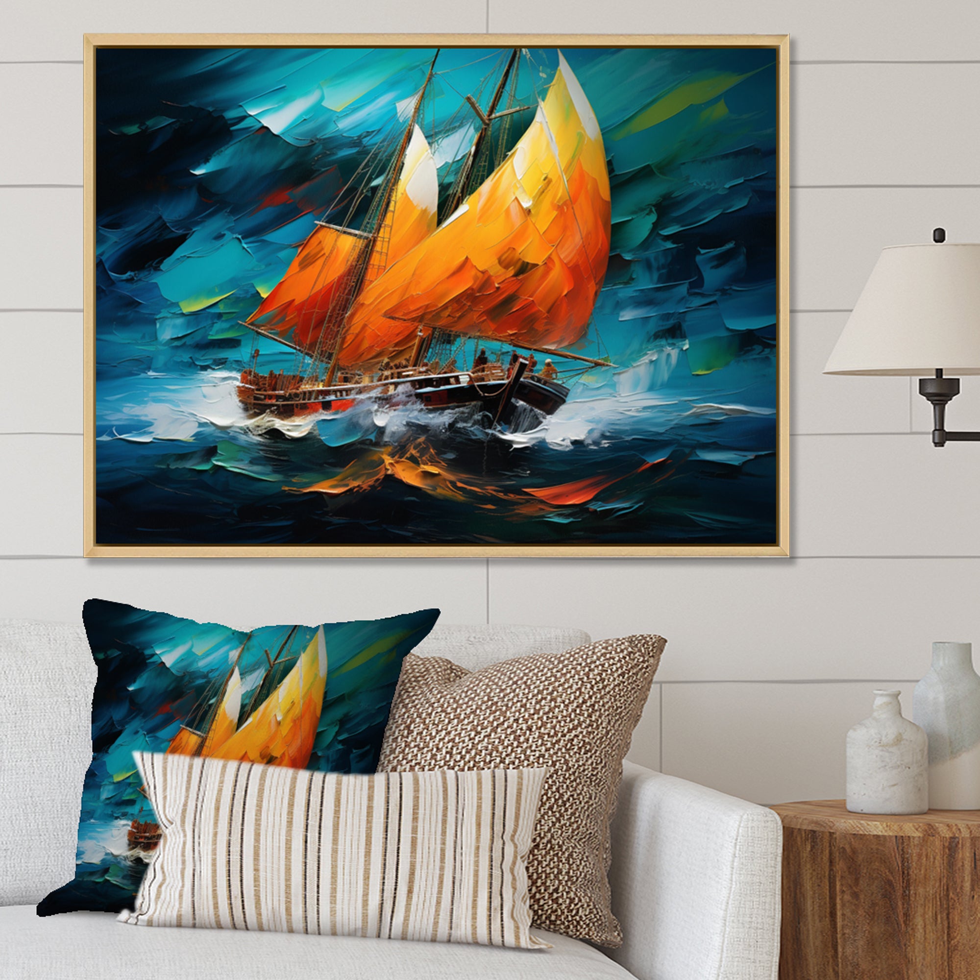 Boat Maritime Fusion - Boat Canvas Wall Art