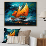 Boat Maritime Fusion - Boat Canvas Wall Art