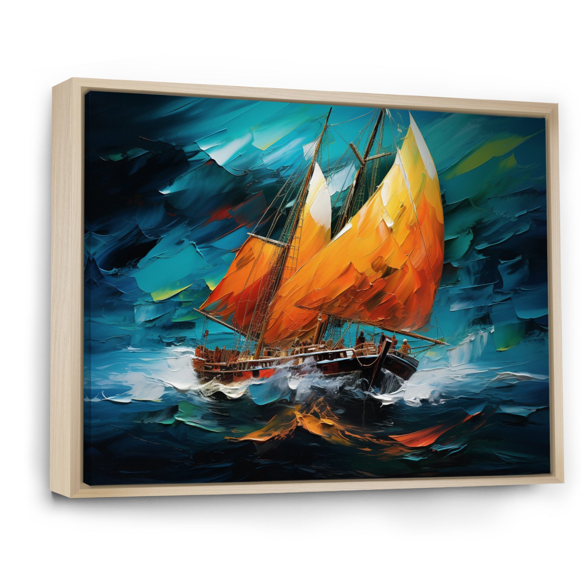 Boat Maritime Fusion - Boat Canvas Wall Art