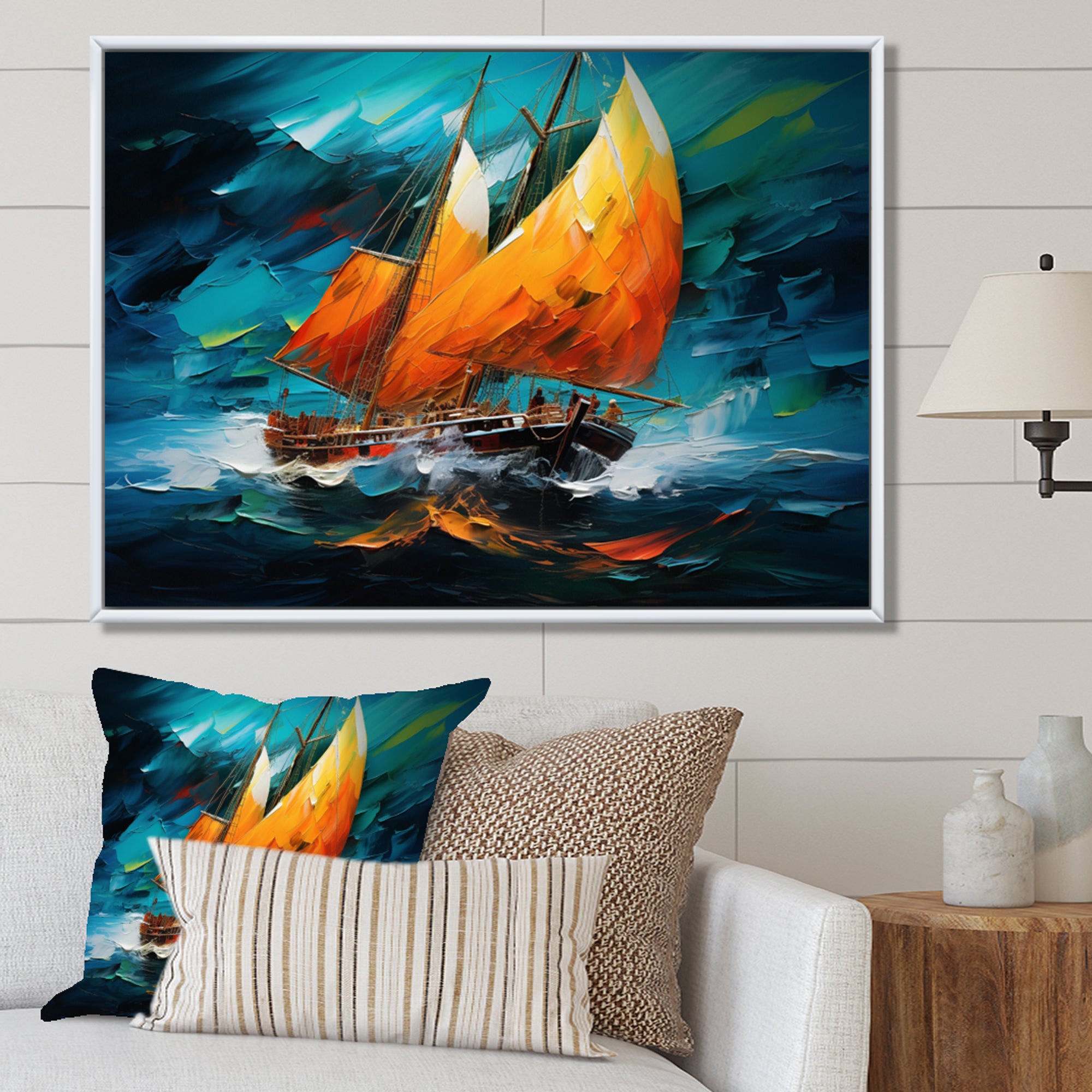 Boat Maritime Fusion - Boat Canvas Wall Art