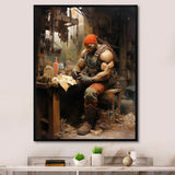 Bodybuilding Sweat And Sacrifice - Aerobic & Bodybuilding Canvas Wall Art