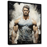 Bodybuilding The Chiseled Physique - Aerobic & Bodybuilding Canvas Wall Art