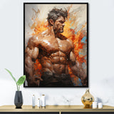 Bodybuilding The Flex - Aerobic & Bodybuilding Canvas Wall Art