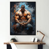 Bodybuilding The Power - Aerobic & Bodybuilding Canvas Wall Art
