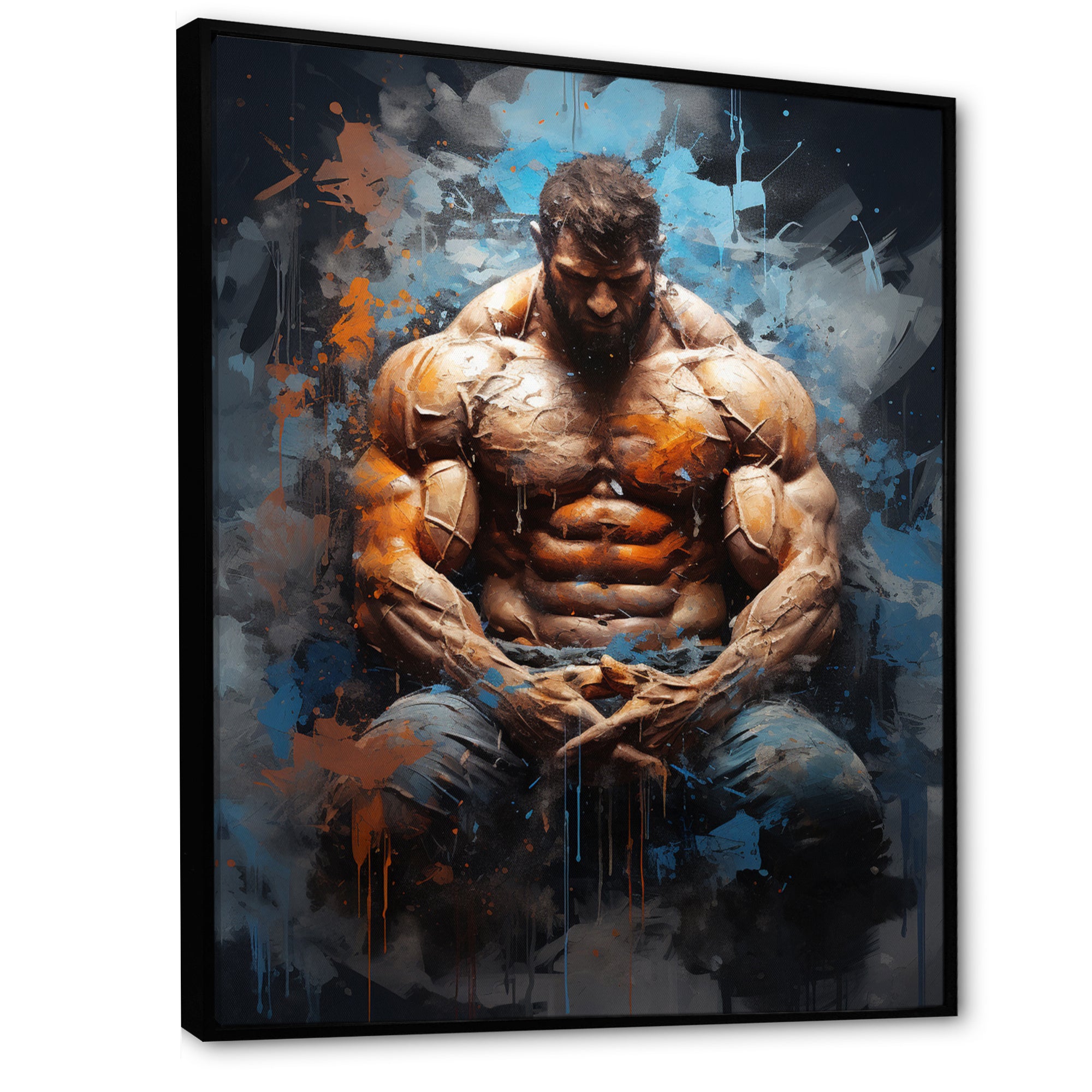 Bodybuilding The Power - Aerobic & Bodybuilding Canvas Wall Art