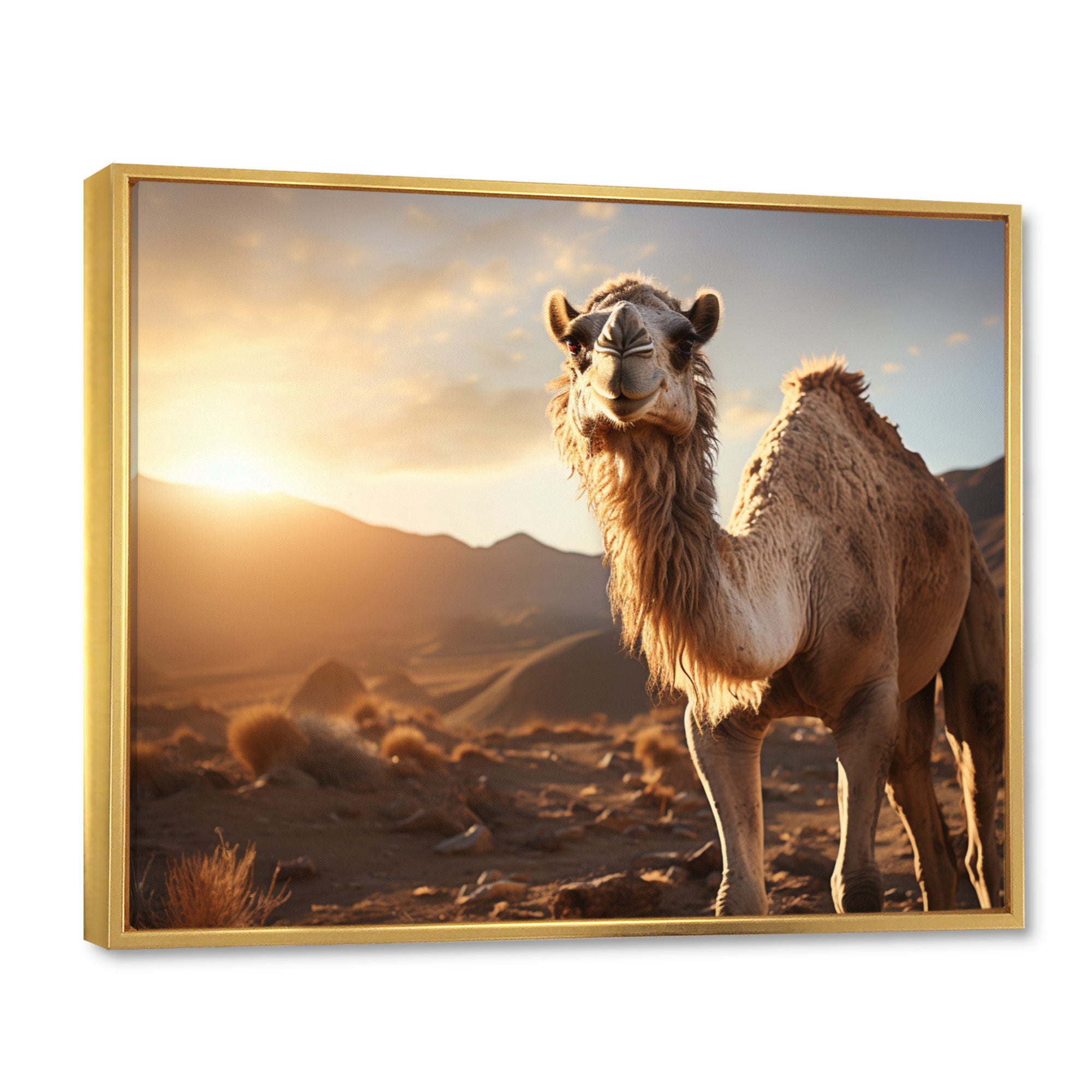 Camel Dusk Serenade - Beige Camel Wall Art