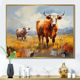 Cattle Pastoral Grazers Collage - Cattle Living Room Wall Art