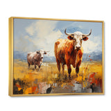 Cattle Pastoral Grazers Collage - Cattle Living Room Wall Art