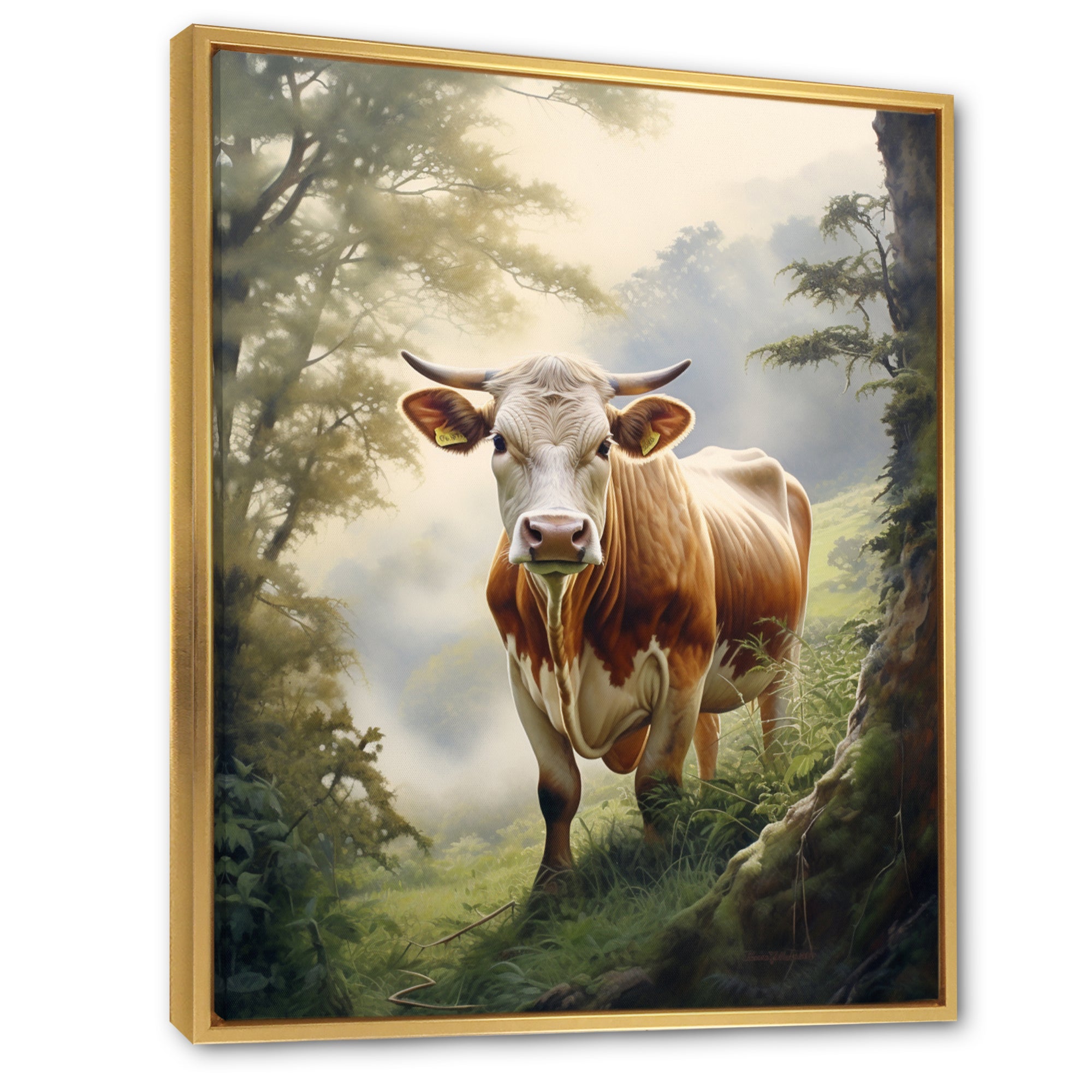 Cow Contemplation - Cow Wall Decor