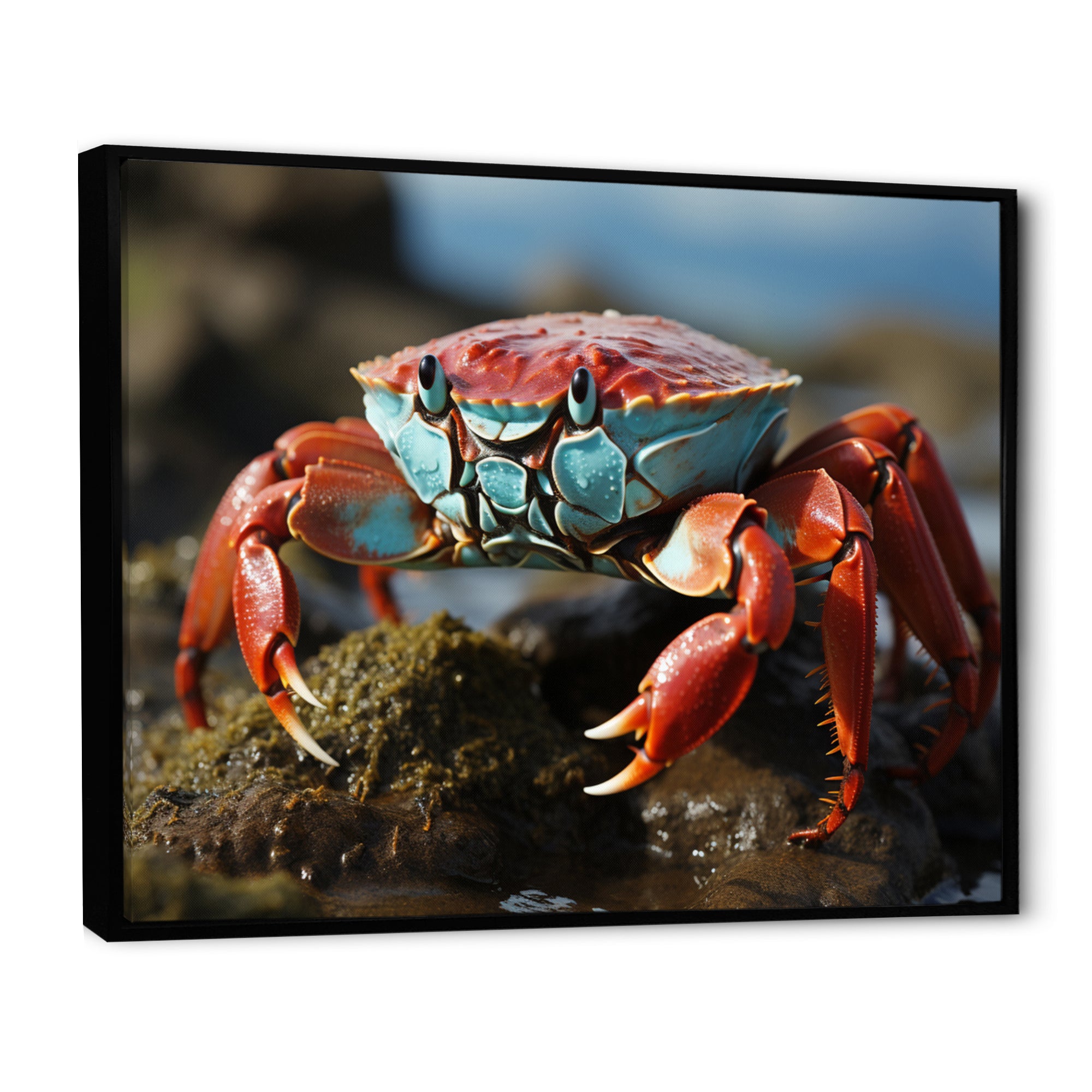 Crab Coastal Scavenger - Crab Home Decor Art
