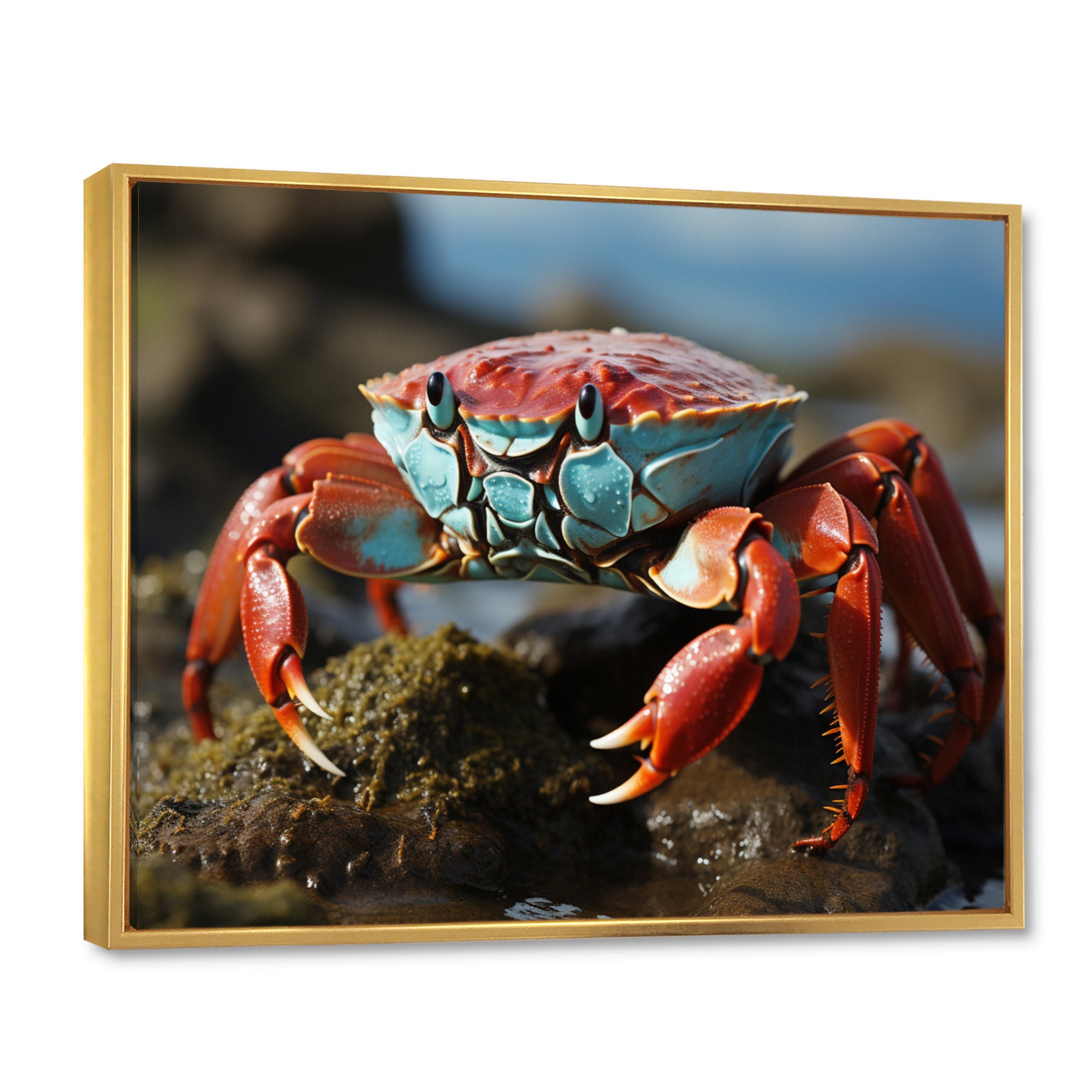 Crab Coastal Scavenger - Crab Home Decor Art