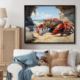 Crabs Corner - Crab Canvas Wall Art