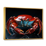 Crab Portrait - Crab Canvas Wall Art