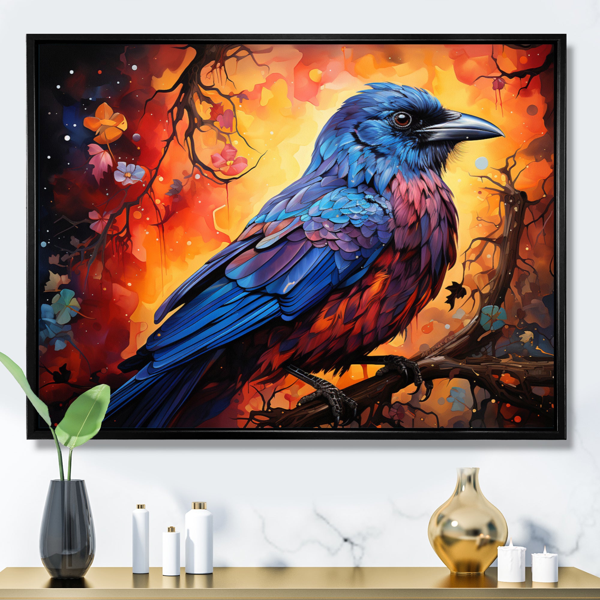 Crow Bold Authority - Crow Home Decor Art