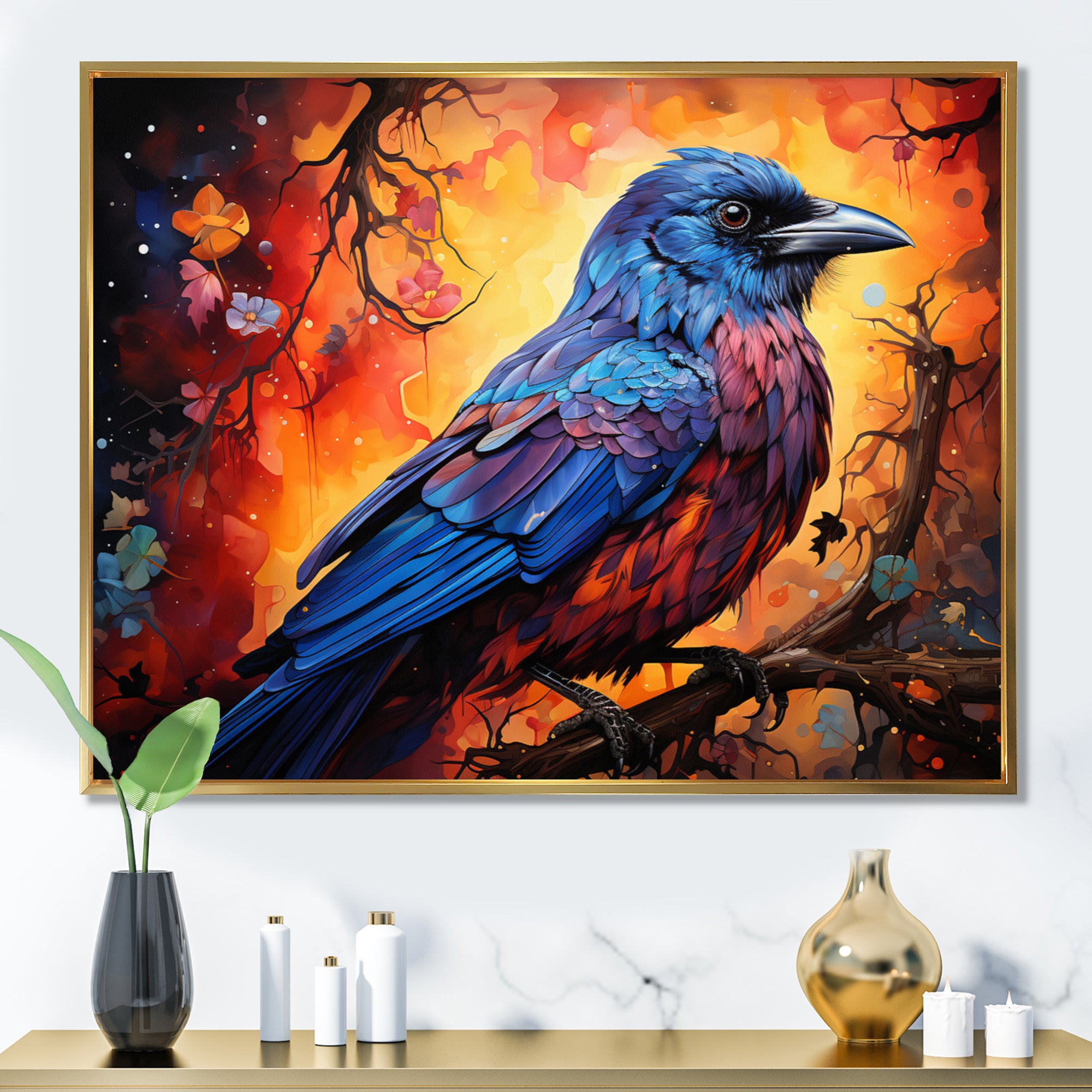 Crow Bold Authority - Crow Home Decor Art