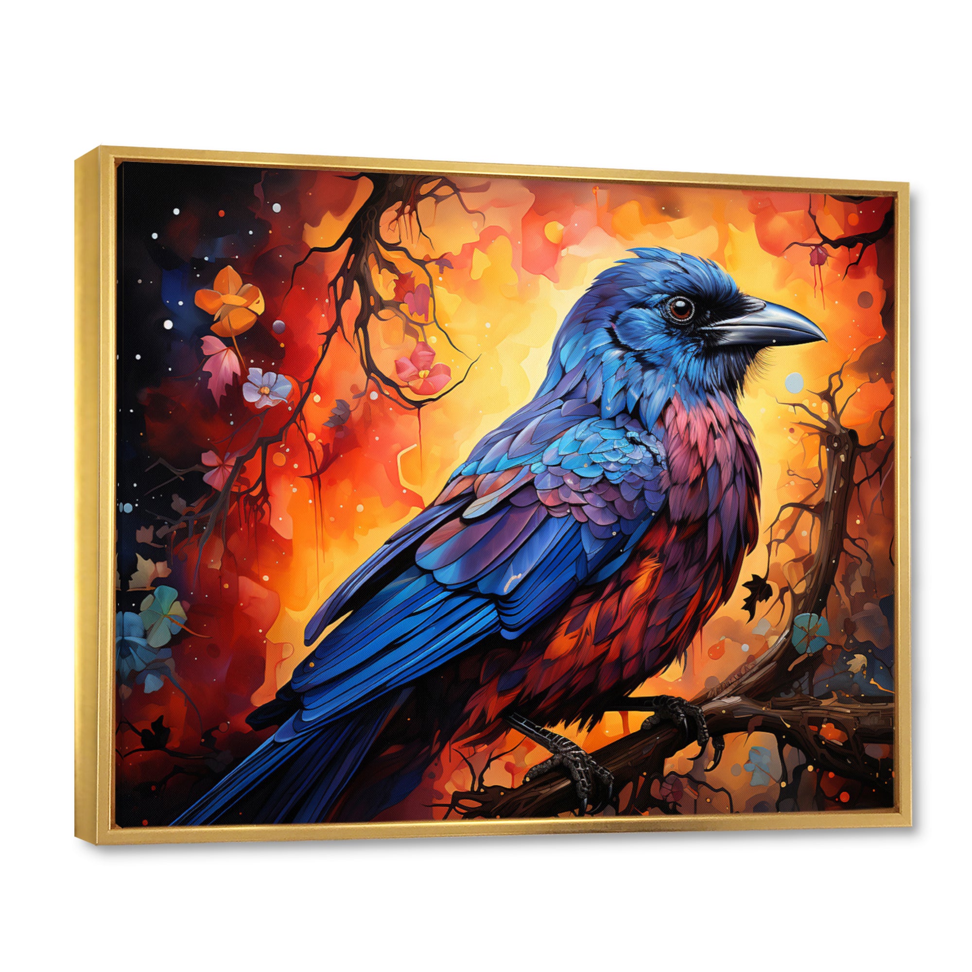 Crow Bold Authority - Crow Home Decor Art