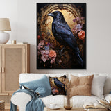 Crow Opulent Oath - Crow Canvas Wall Art
