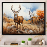 Deer Golden Serenity - Deer Wall Decor