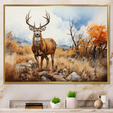 Deer Golden Serenity - Deer Wall Decor
