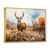 Deer Golden Serenity - Deer Wall Decor