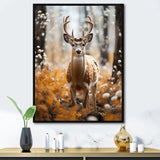 Deer Graceful Elegance - Deer Wall Art Prints