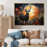 Deer Mystic Mosaic - Deer Home Decor Art
