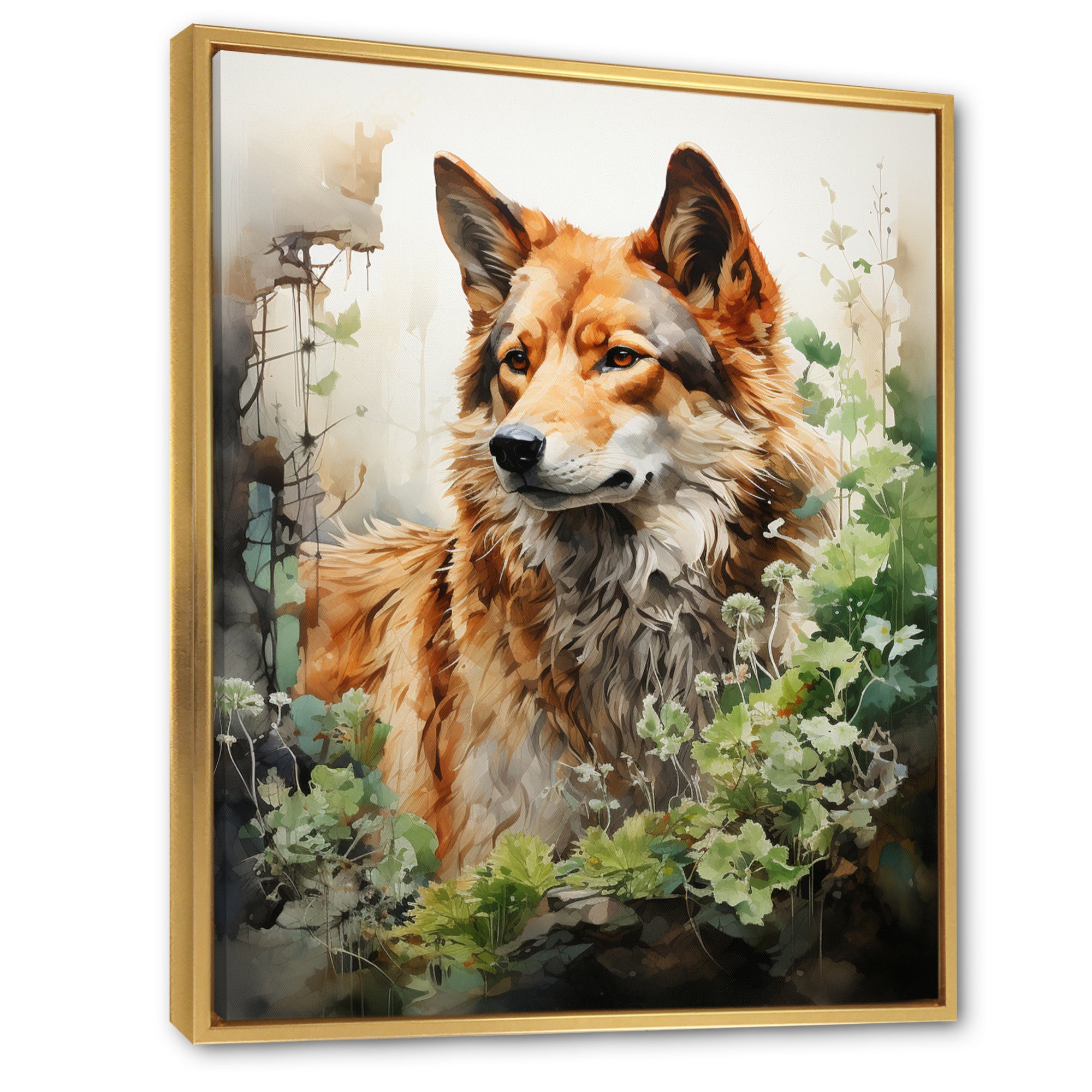 Wolf Whispers Of The Forest - Deer Wall Art Prints