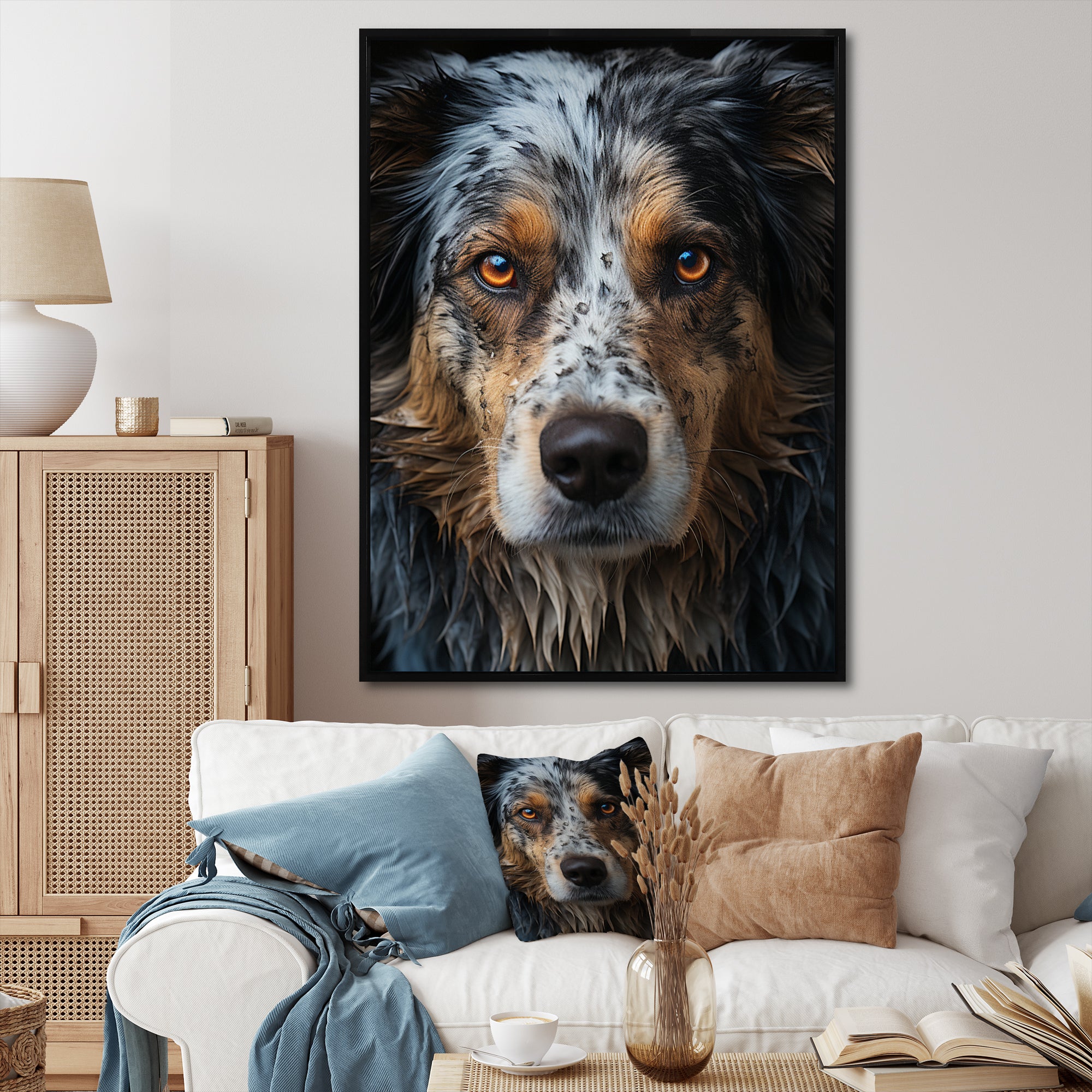 Dog Animal - Dog Living Room Wall Art