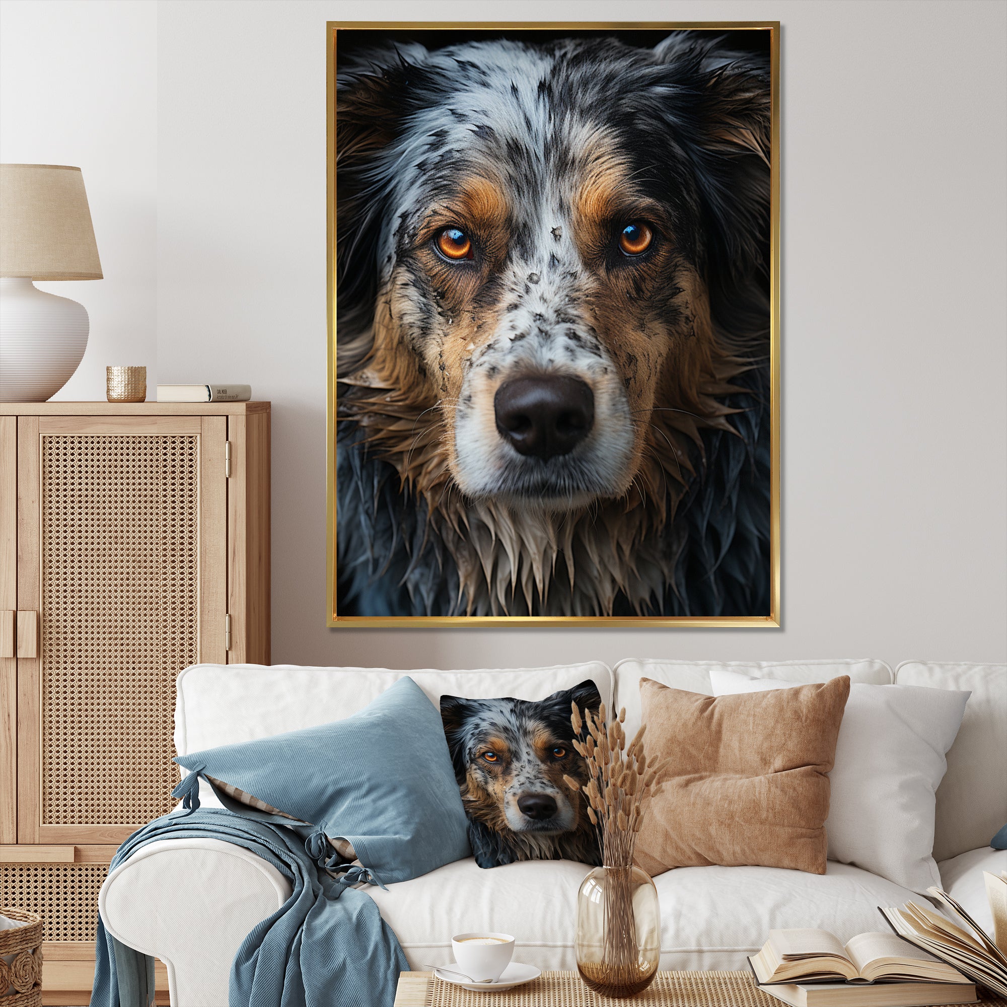 Dog Animal - Dog Living Room Wall Art