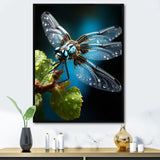 Teal Dragonfly Insects Flight - Dragonfly Wall Decor