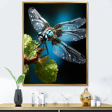 Teal Dragonfly Insects Flight - Dragonfly Wall Decor