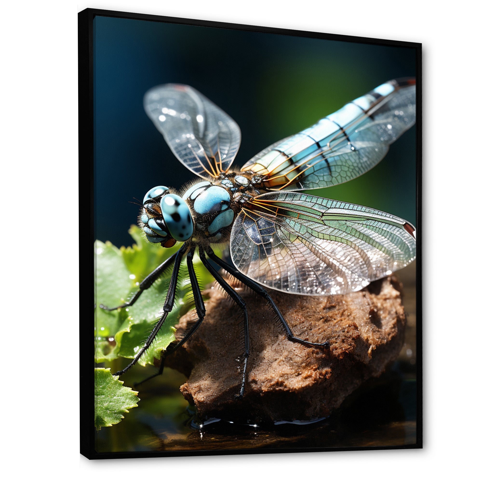 White Dragonfly Insects Flight - Dragonfly Wall Art Prints