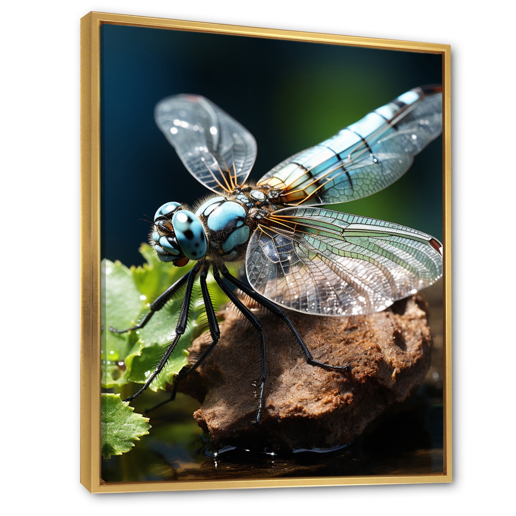 White Dragonfly Insects Flight - Dragonfly Wall Art Prints