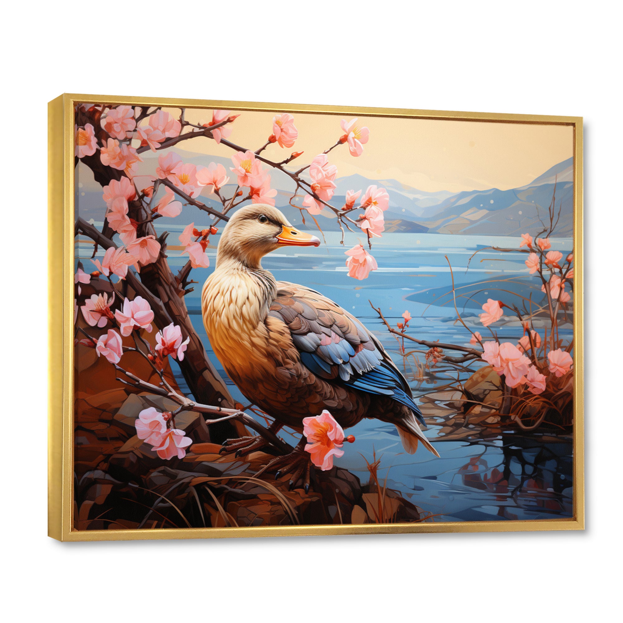 Duck Journey Pastoral - Duck Bedroom Wall Art