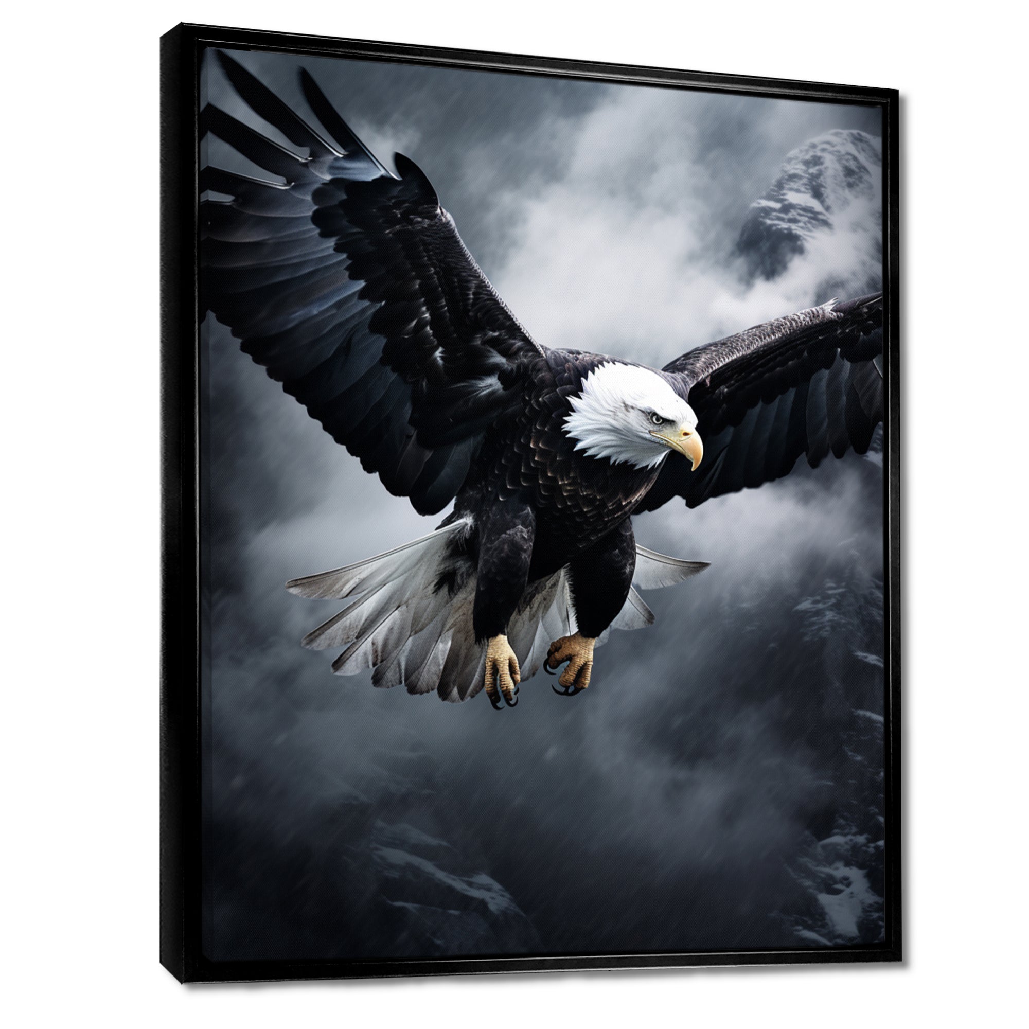 Eagle Graceful Soar Eagle - Eagle Canvas Wall Art