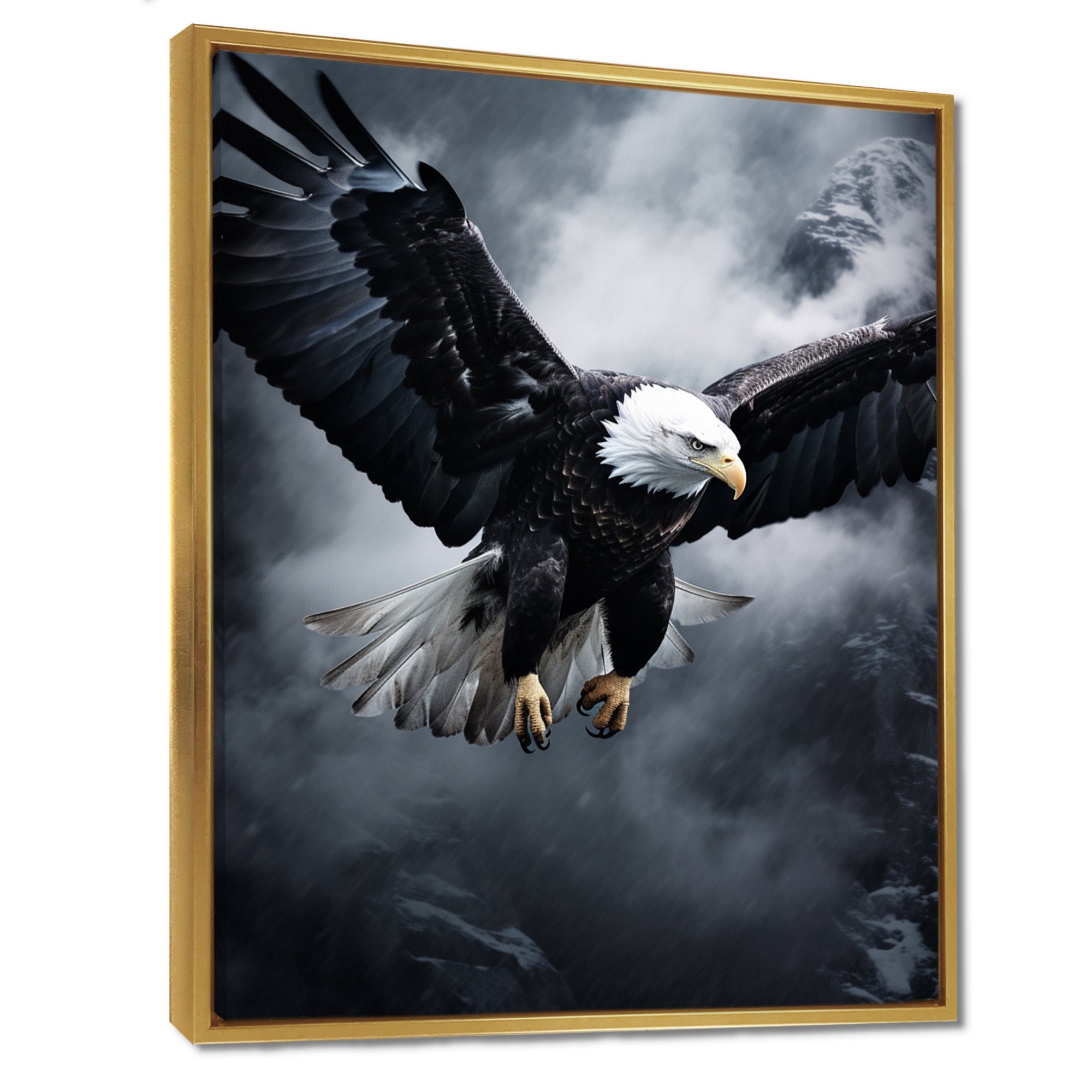 Eagle Graceful Soar Eagle - Eagle Canvas Wall Art