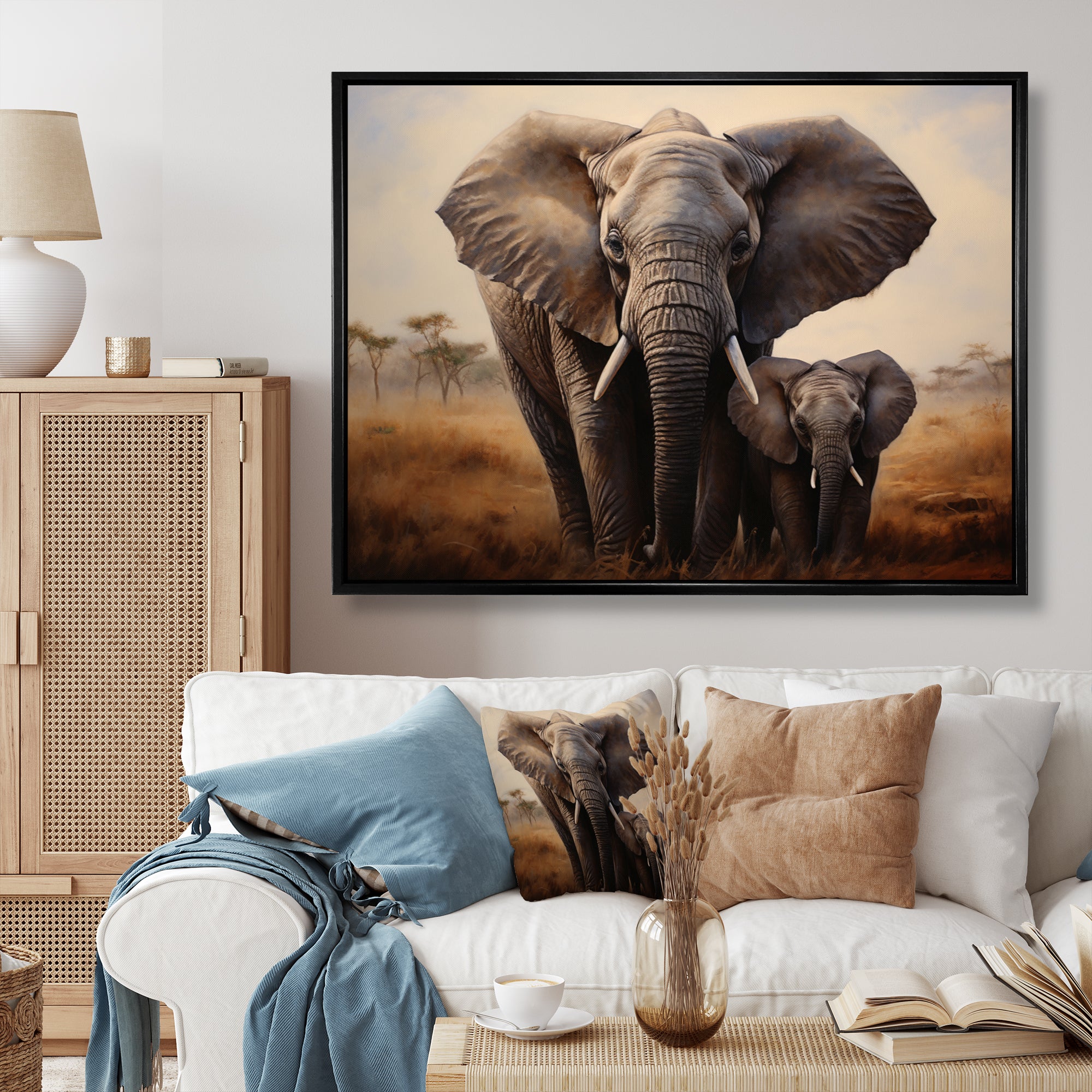 Elephant Guardianship - Elephant Wall Art Prints