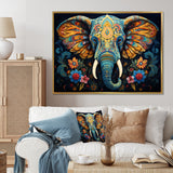 Teal Elephant Legacy - Teal Elephant Wall Art