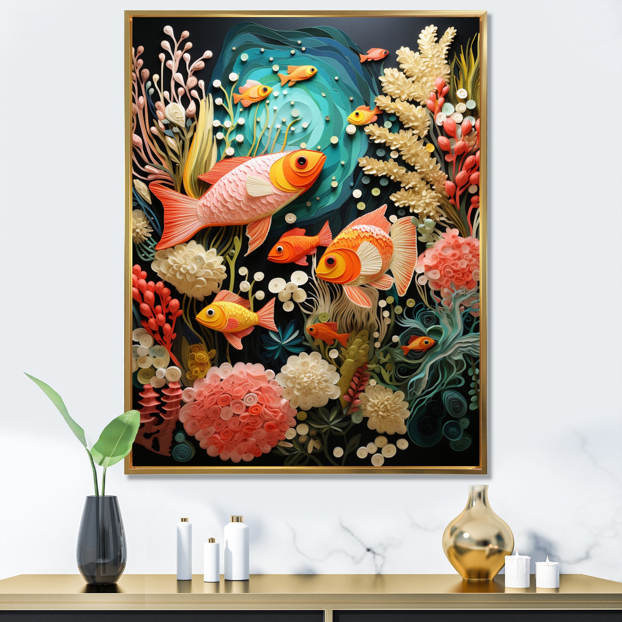 Fish Animal Coastal Creatures - Fish Wall Decor