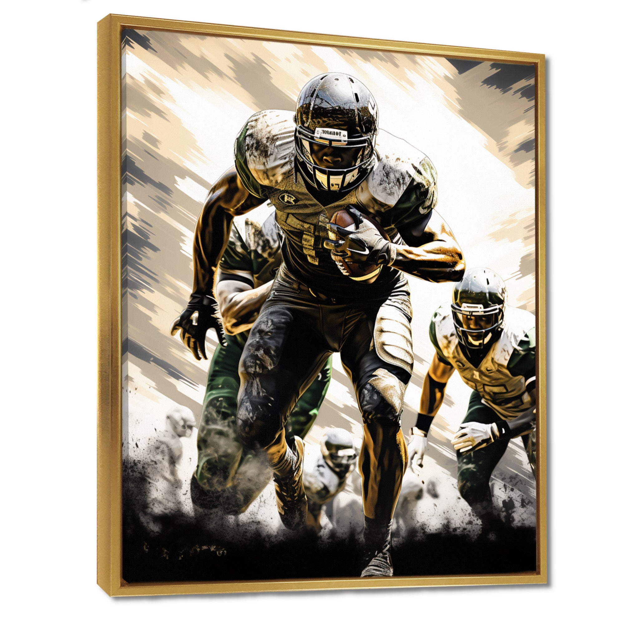 Football Gridiron Glory - Football Canvas Wall Art