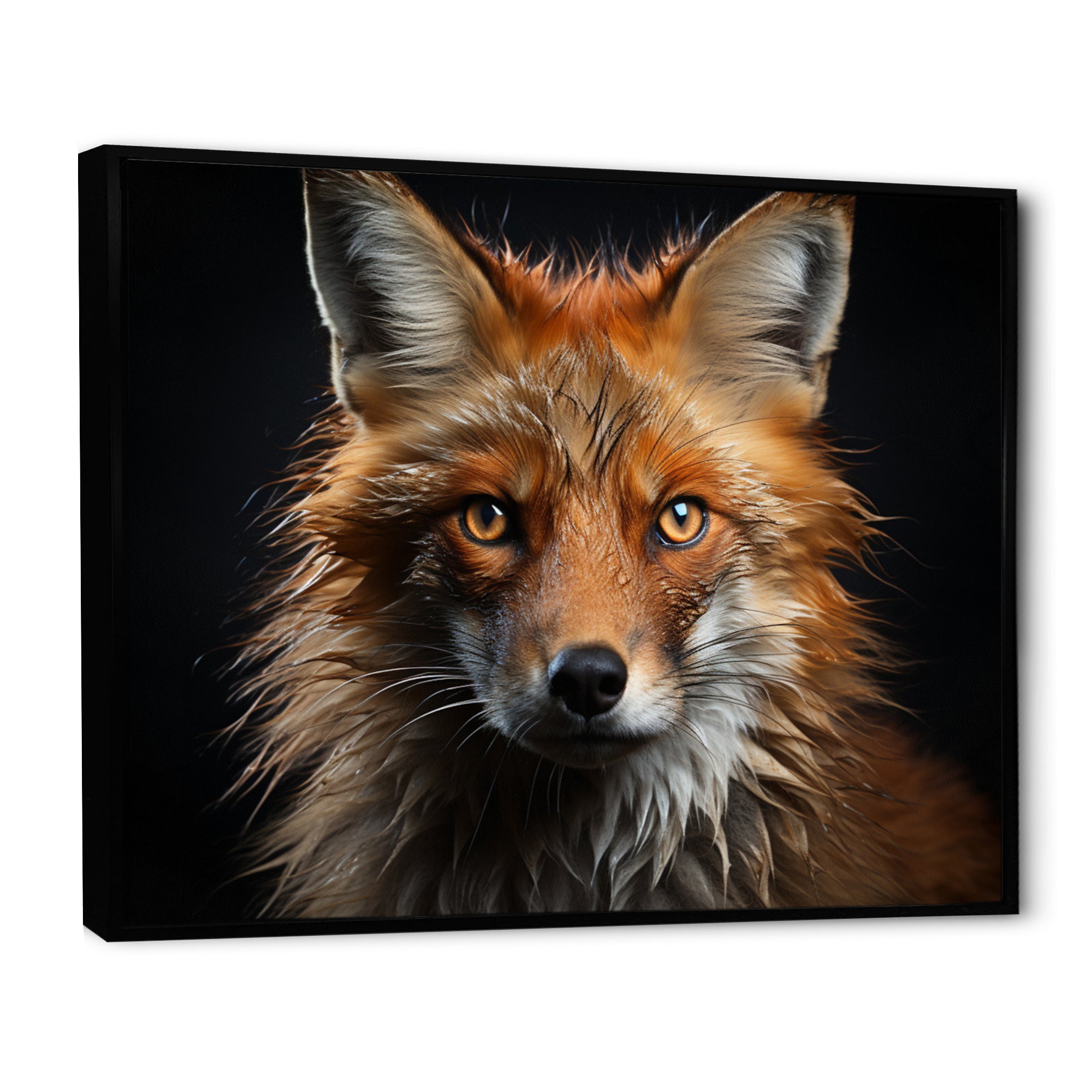 Fox Portrait Photo - Fox Wall Art Prints